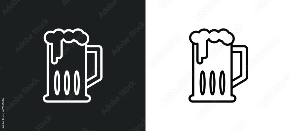 brewery line icon in white and black colors. brewery flat vector icon from brewery collection for web, mobile apps and ui. brewery line icon in white and black colors. brewery flat vector icon from brewery collection for web, mobile apps and ui.