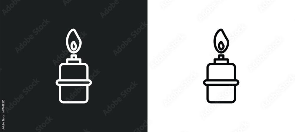 cooking gas line icon in white and black colors. cooking gas flat vector icon from cooking gas collection for web, mobile apps and ui. cooking gas line icon in white and black colors. cooking gas flat vector icon from cooking gas collection for web, mobile apps and ui.