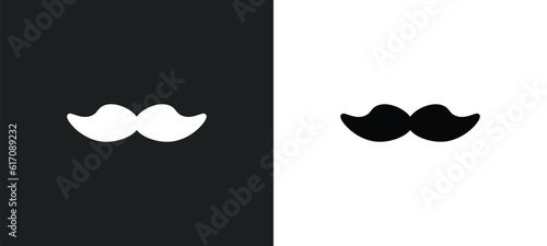 line icon in white and black colors. flat vector icon from collection for web, mobile apps and