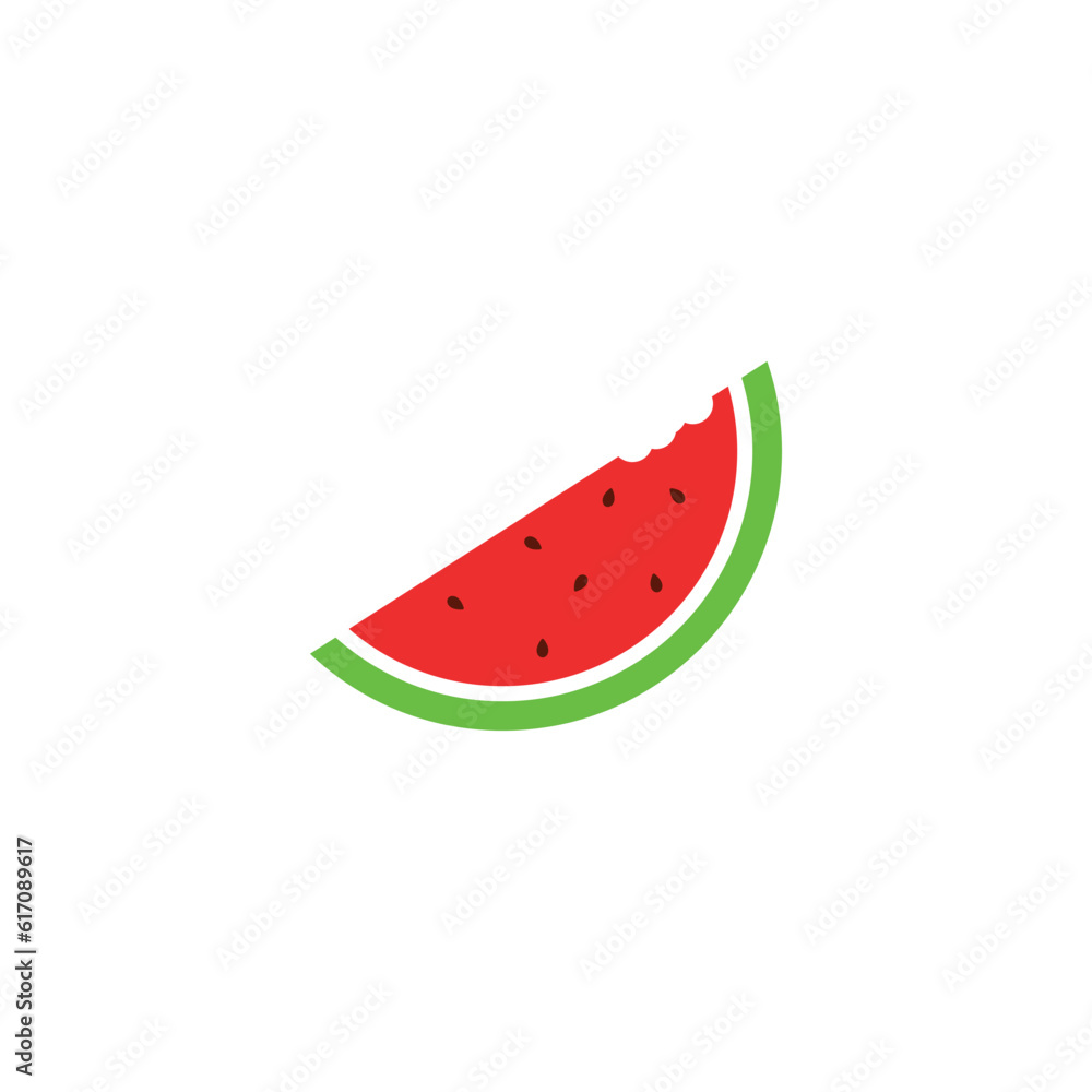 Fresh Watermelon Fruit Vector Logo Template Fresh Watermelon Fruit Vector Logo Template