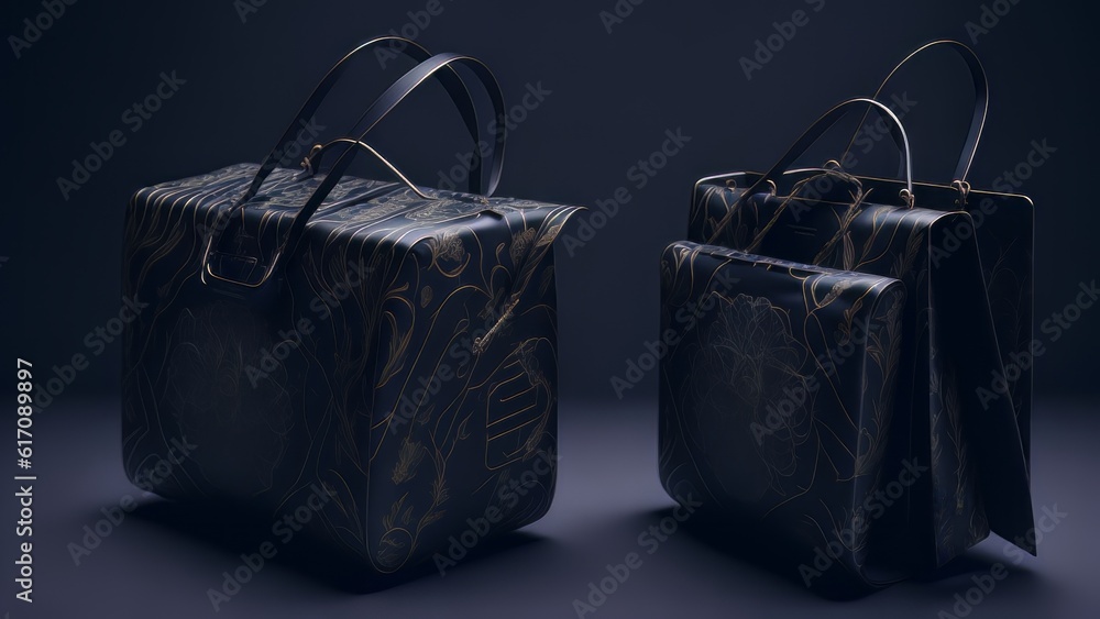 Magical Packaging Adventure The product's box and shopping bag form a