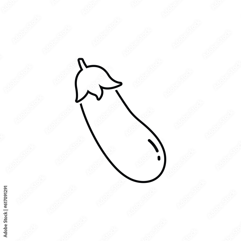 Vector Eggplant Illustration Design Vector Eggplant Illustration Design