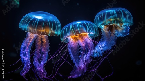 The beauty of jellyfish photo