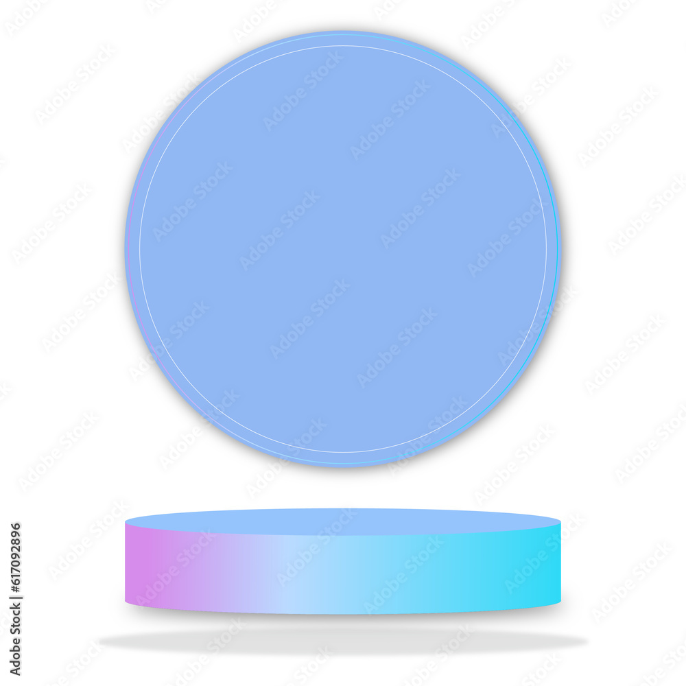 blue and white display table mockup blue and white display table mockup