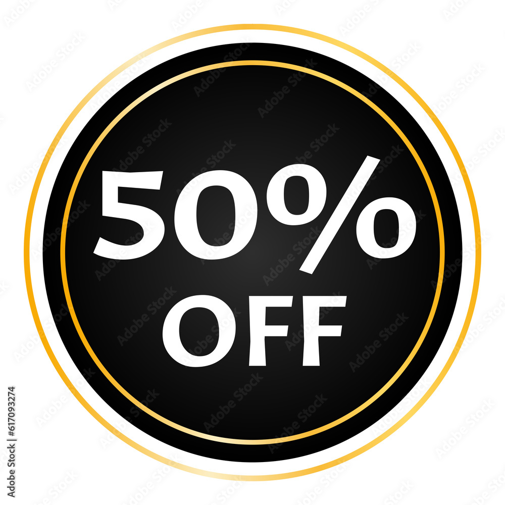 50% off label 50% off label