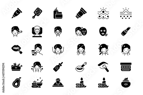 Set of Icons for Beauty