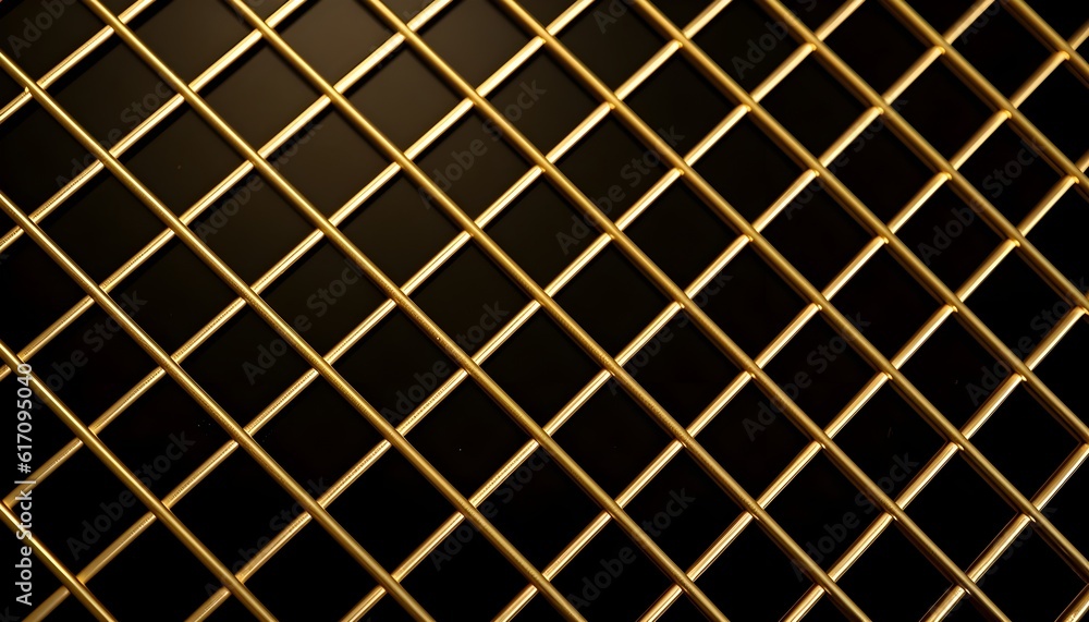 Gitternetz in Gold (KI-/AI-generiert) Gitternetz in Gold (KI-/AI-generiert)