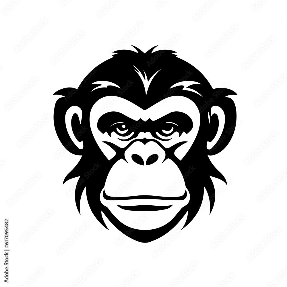 monkey silhouette illustration 