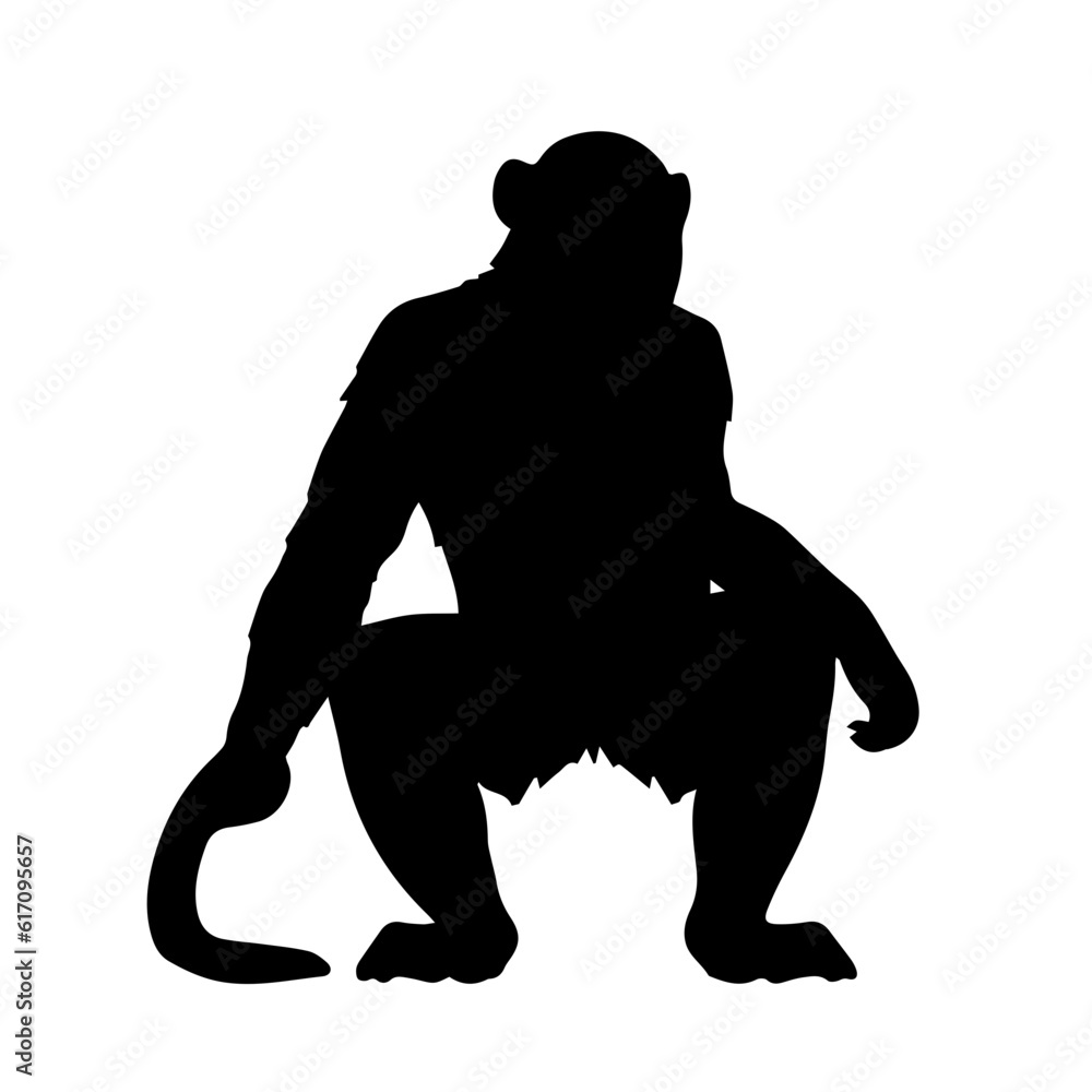 monkey silhouette illustration monkey silhouette illustration