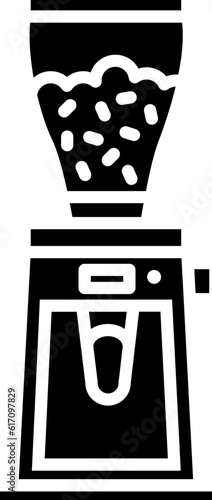 Coffee Shop Grinder Machine icon, element for decoration.