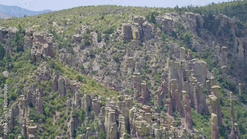 Arizona Chiricahua National Monument Another view of rock formations at the Chiricahua Mountains