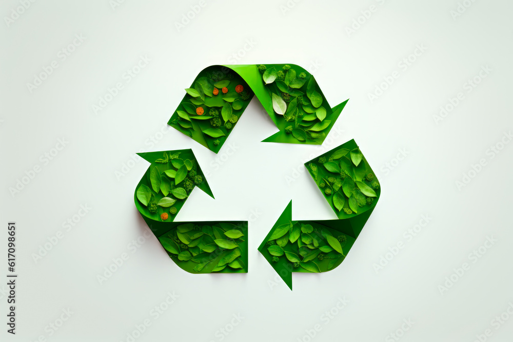 Recycle and Reconnect: A Paper-Cut Symbol of Interconnected Arrows, Emphasizing the Importance of Recycling. Generative AI Art Illustration Recycle and Reconnect: A Paper-Cut Symbol of Interconnected Arrows, Emphasizing the Importance of Recycling. Generative AI Art Illustration