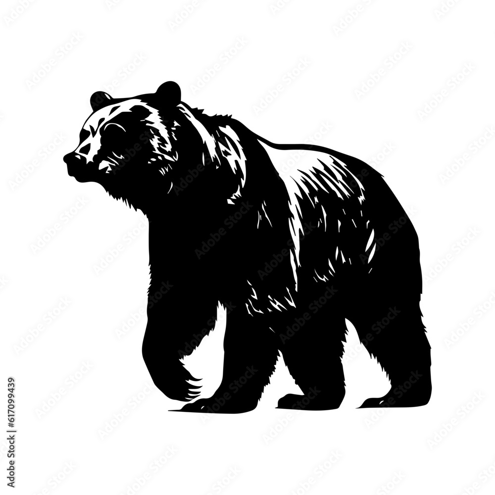 bear silhouette illustration bear silhouette illustration