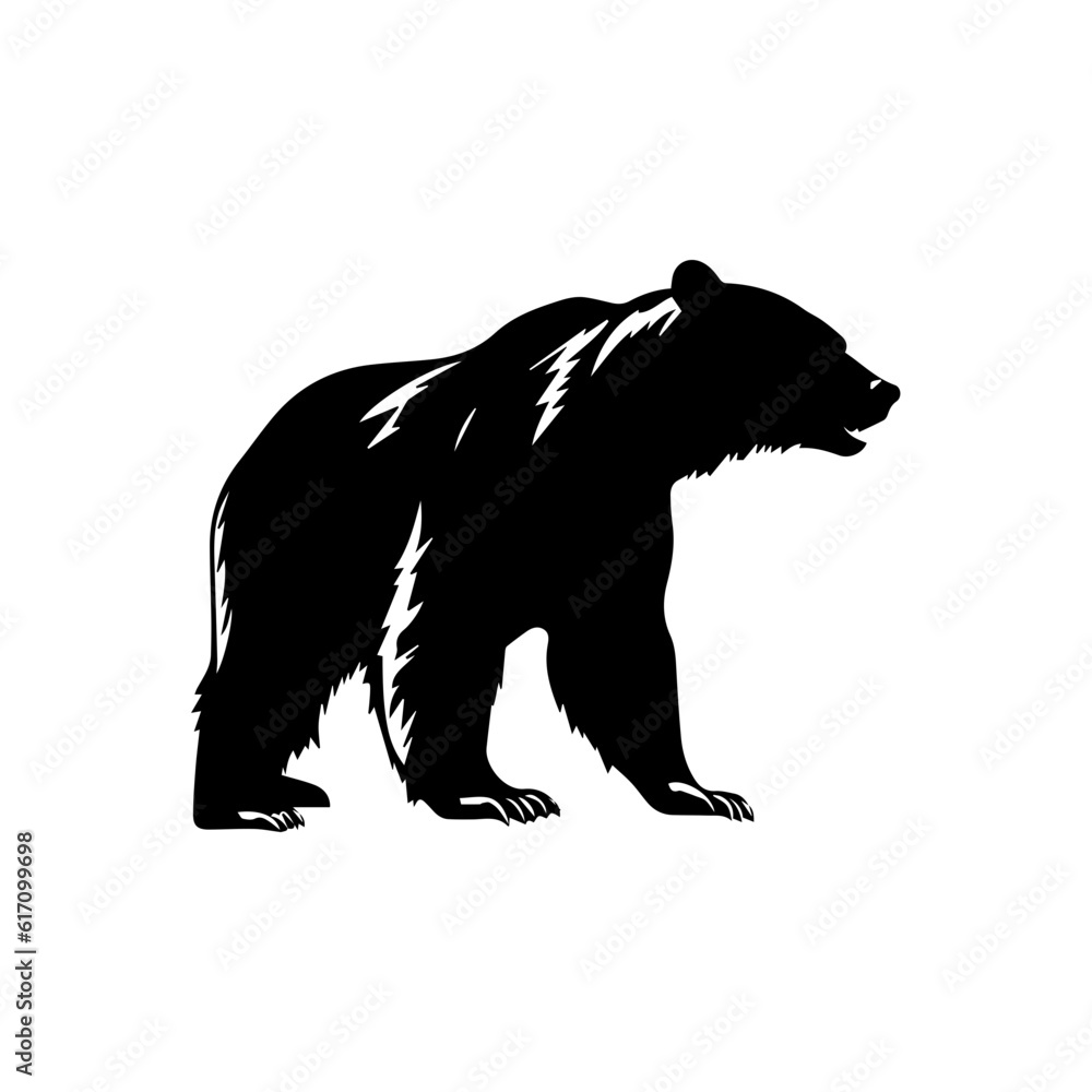 bear silhouette illustration bear silhouette illustration