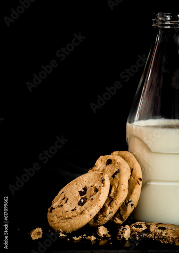 Fotografie Cookies and Milk