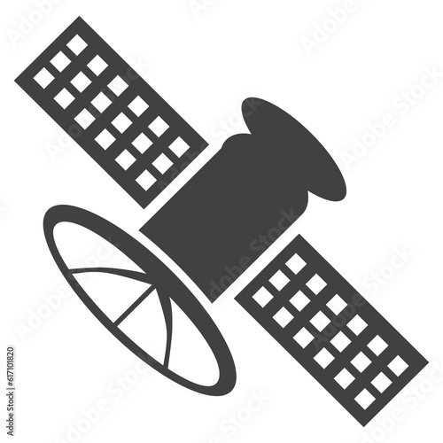 satellite reciver transmission, vector solid icon