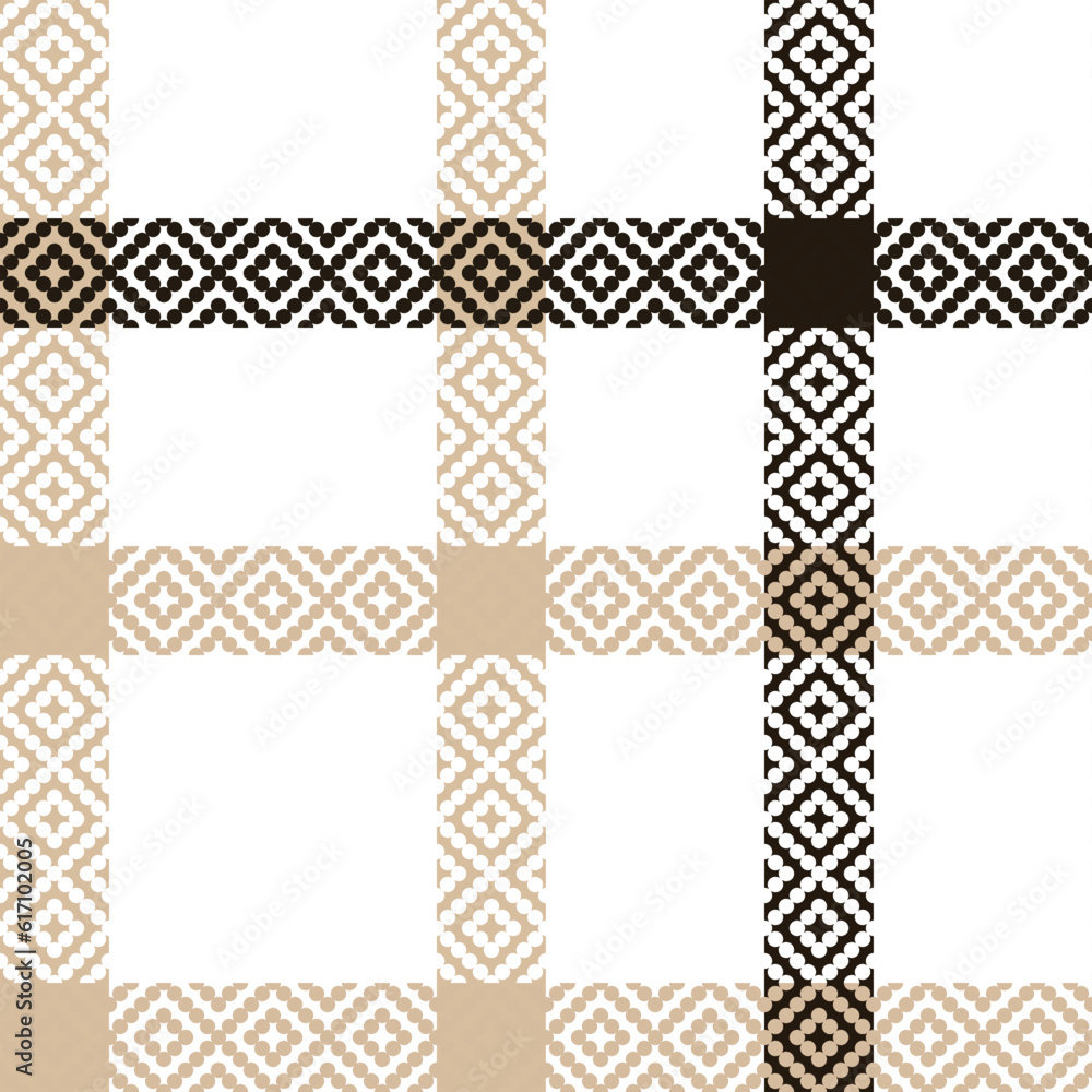 Scottish Tartan Plaid Seamless Pattern, Classic Scottish Tartan Design. Traditional Scottish Woven Fabric. Lumberjack Shirt Flannel Textile. Pattern Tile Swatch Included.