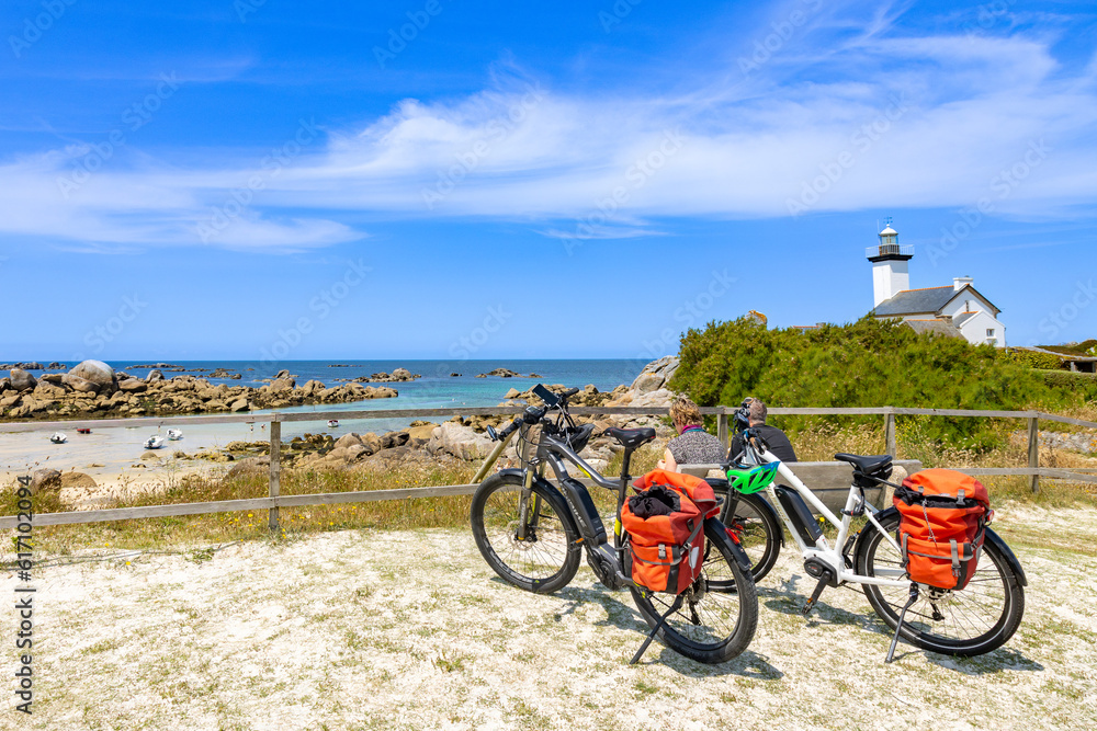 Fototapeta premium Phare de Pontusval Bretagne