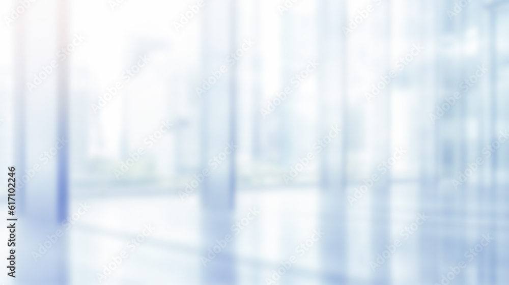 White blur abstract background from building hallway White blur abstract background from building hallway
