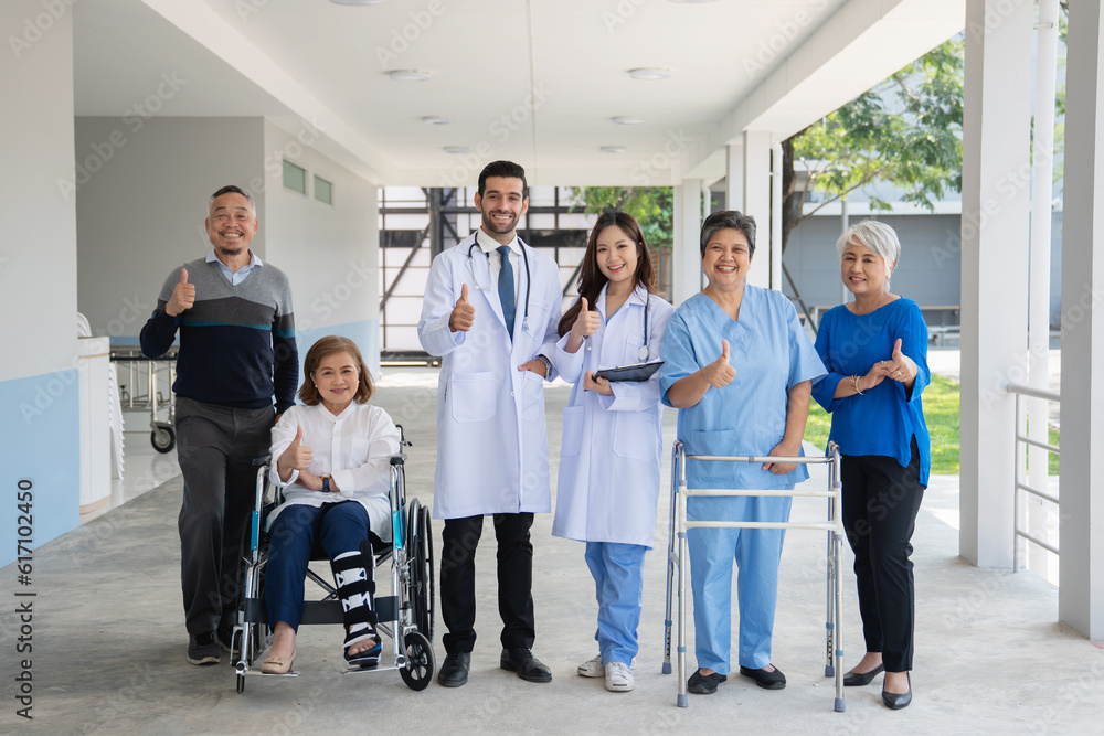 Fototapeta premium Step into a world of compassion and service through my captivating photography. Explore the portraits of doctors and seniors, witness the power of care in hospitals, and embrace of medicine.