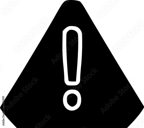 Warning attention line icon, outline vector sign, linear style sign, symbol, vector, art