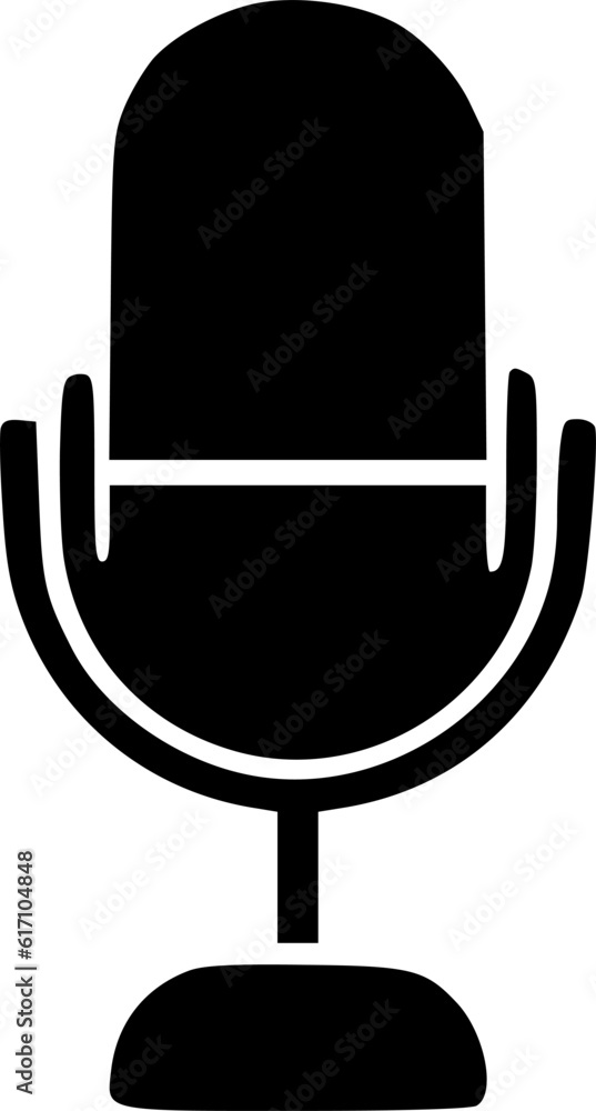 News microphone line icon, outline vector sign, linear style sign, symbol, vector, art