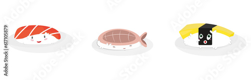 cute sushi characters