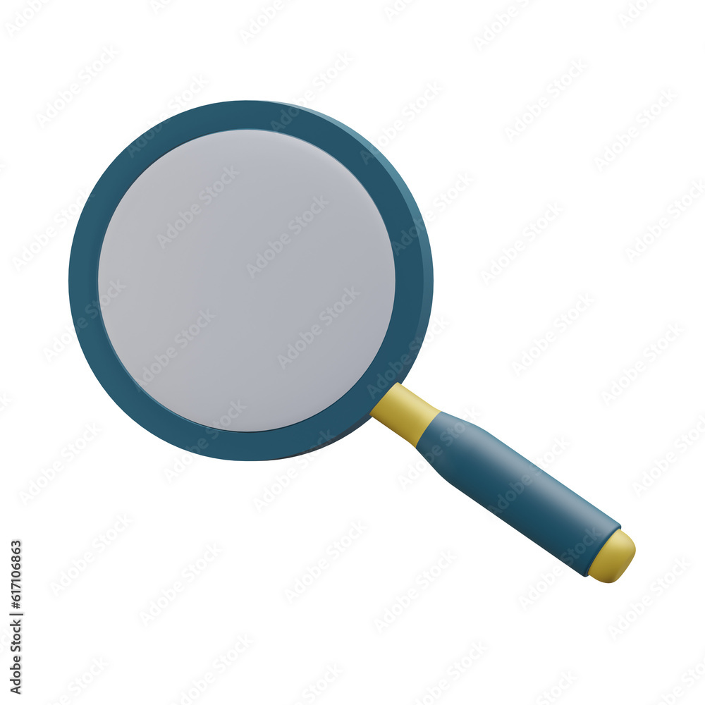 search, ui/ux 3d icon illustration with transparent background search, ui/ux 3d icon illustration with transparent background