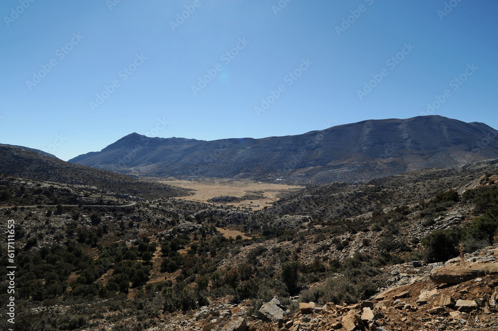 Le plateau du Nida et le mont Ida près d'Anogia en Crète