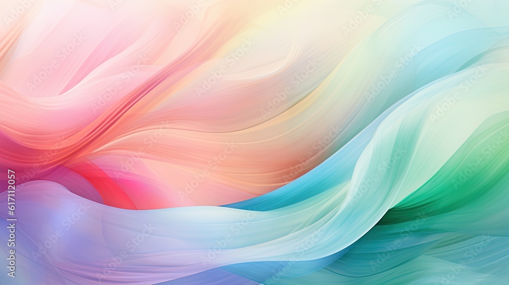 Rainbow fluid colorful background with waves. Energy, fabric, fluid background. Luxury and elegant feeling.