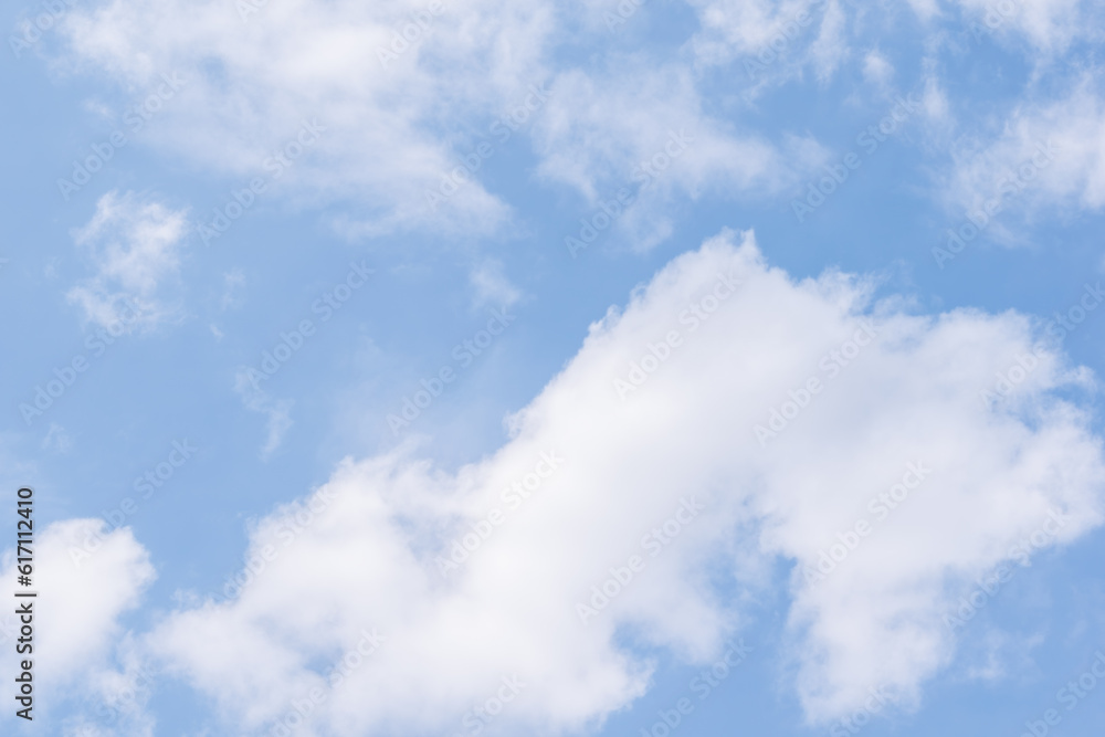 blue sky with clouds,summer blue sky cloud gradient light white background.beauty bright cloud cover in the sun calm cler winter air background .spring wind 
