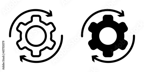Change icon. sign for mobile concept and web design. vector illustration