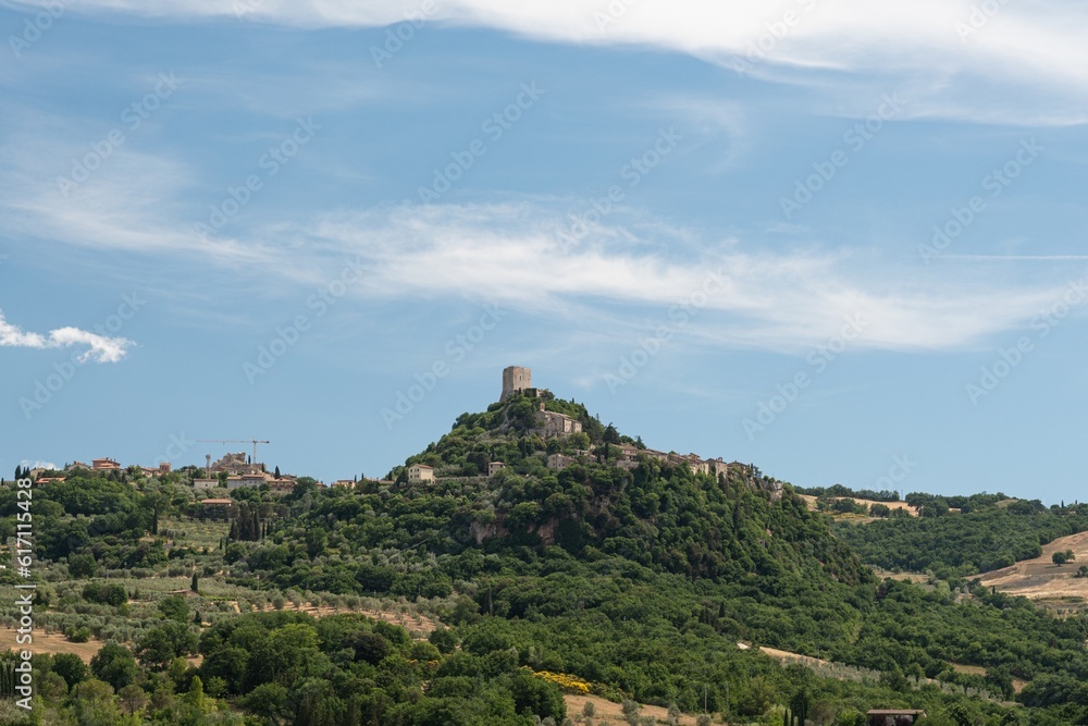 Rocca di Tentennano panoramic view