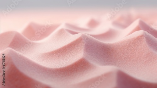 Close-up view of pink salt. Finely ground - Generative AI