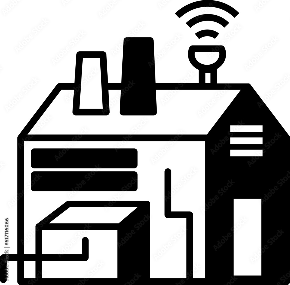 Internet Of Things Smart Factory Icon Internet Of Things Smart Factory Icon