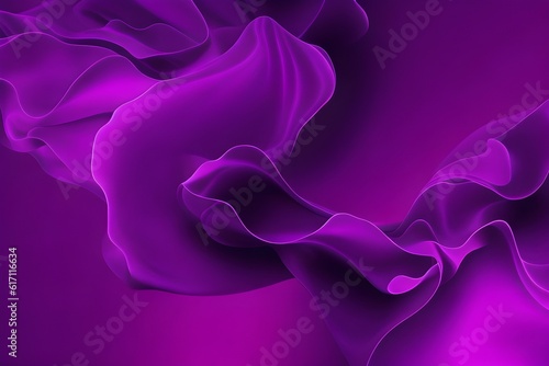 Vibrant Smoky Flow Gradient: Bold Magenta to Deep Royal Purple Background