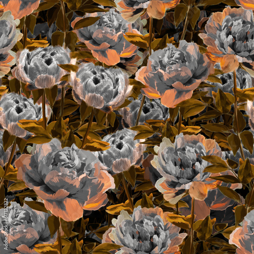 Gold fowers in the garden