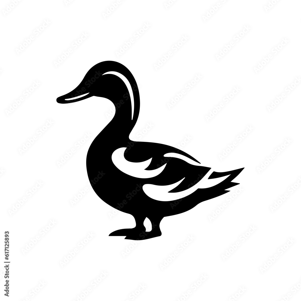 Duck silhouette illustration Duck silhouette illustration