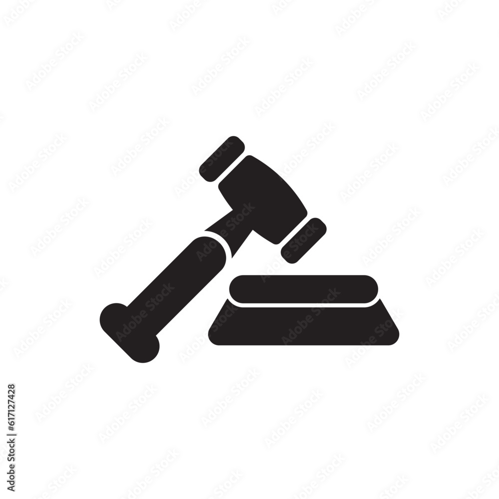 Law icon logo, vector illustration design template. Law icon logo, vector illustration design template.