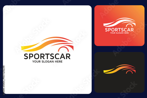 Sports Car Logo Design Template