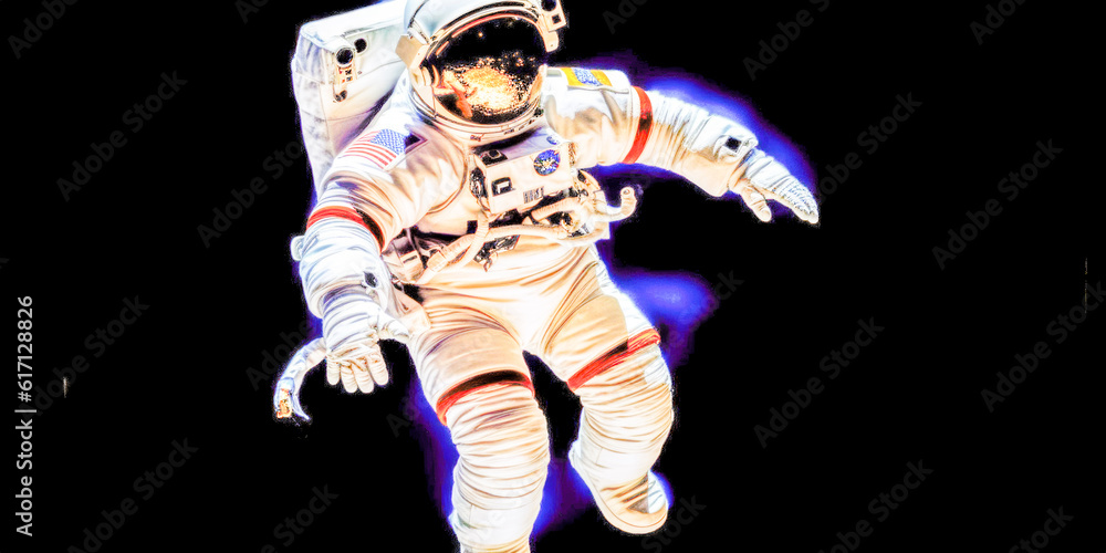 Obraz premium Life of an astronaut - Generative AI