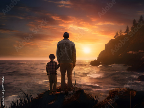 Vater-Sohn-Urlaub © Joseph Maniquet