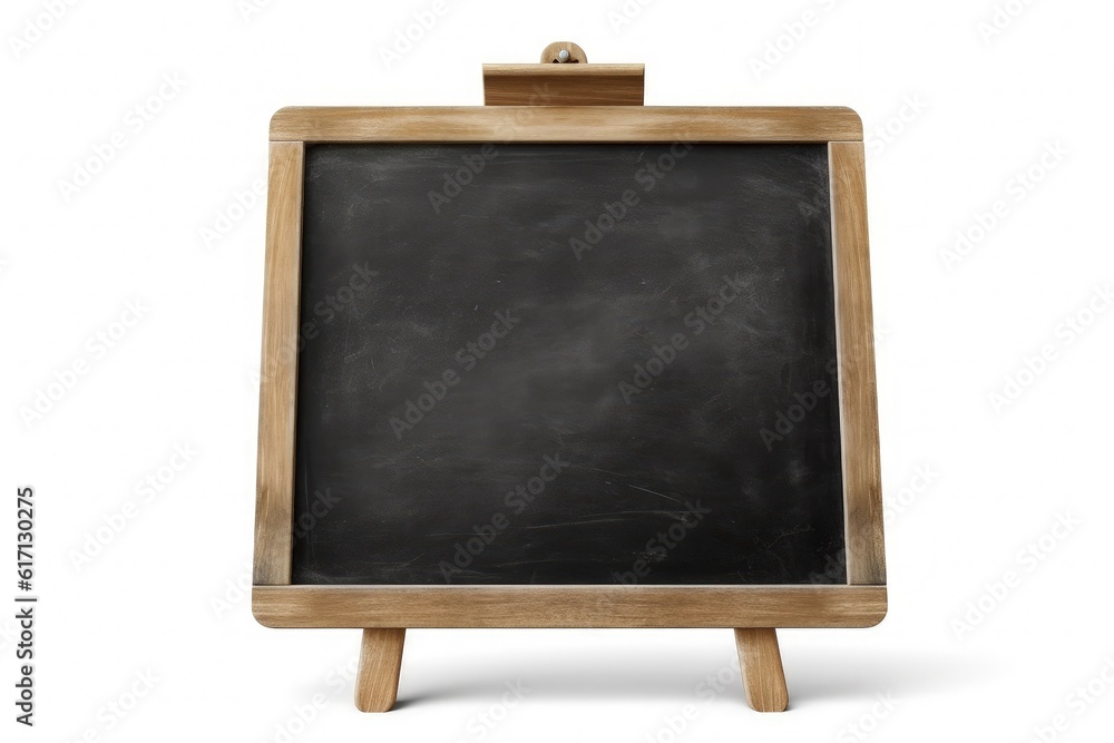Blackboard illustration, space to write, learning concept. Generative AI Blackboard illustration, space to write, learning concept. Generative AI