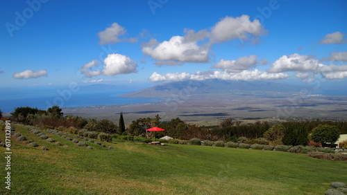 Aerial scenery of Maui