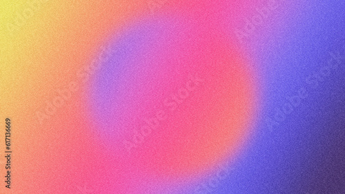 4K Digital grainy gradient with a colorful soft noise effect. A unique blend of vintage vibes and lo-fi VHS Glitch Texture.	