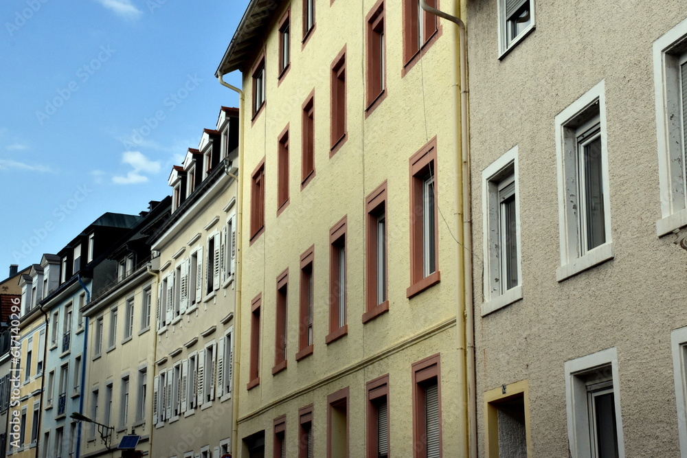Hausfassaden in Baden-Baden