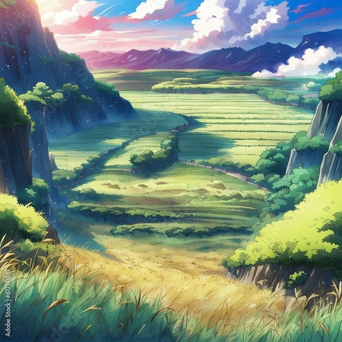 field landscape background