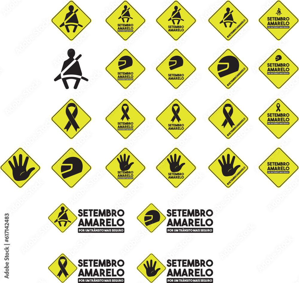 setembro amarelo, mês de prevenção de acidentes, setembro, amarelo ...