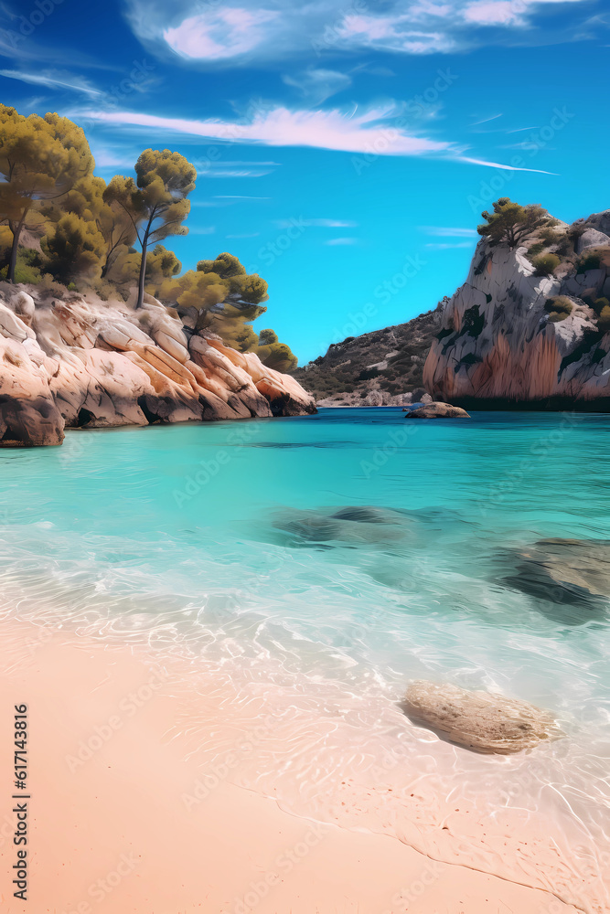 Obraz premium Mallorca Digital Art Spain