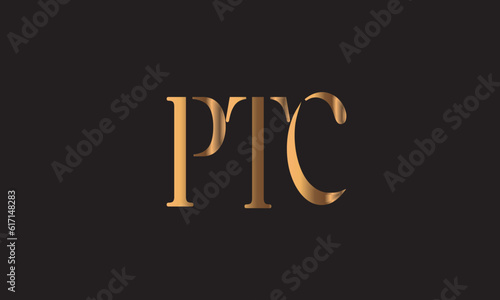 PTC, TPC, CPT, P, C, T Abstract Letters Logo Monogram